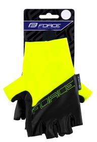 Force Rukavice EVEN bez zapínania - fluo-čierne