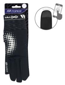 Force EXTRA jaro-podzim černé cyklorukavice
