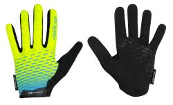 Force MTB ANGLE fluo-modré letní cyklorukavice Force MTB ANGLE fluo-modré letní cyklorukavice