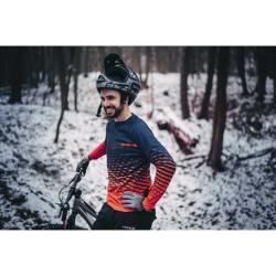 Force MTB ANGLE letní šedo-černé cyklorukavice