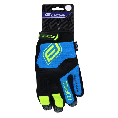 Force MTB AUTONOMY černo-modré rukavice