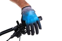 Force MTB CORE letní modré cyklorukavice