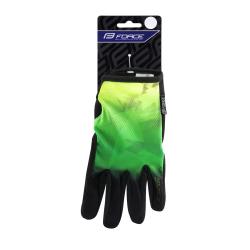 Force MTB CORE fluo zelené letné rukavice