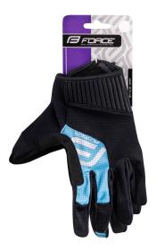 Force MTB POWER černo-modré cyklistické rukavice