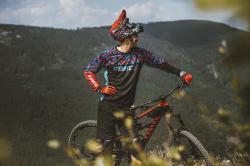 Force Rukavice MTB SWIPE červené letní