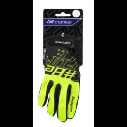 Force Rukavice MTB SWIPE černo-fluo letní