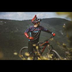 Force Rukavice MTB SWIPE červené letní
