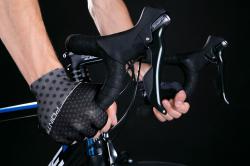 Force POINTS černo-šedé cyklorukavice bez zapínání