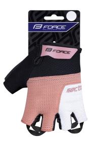 Force Rukavice SECTOR LADY gel černo-meruňkové
