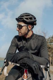 Force TIGER černé cyklistické rukavice