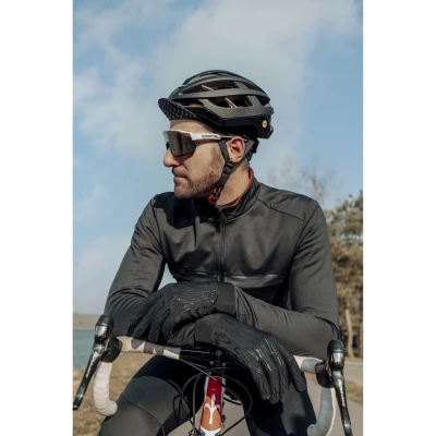 Force TIGER černé cyklistické rukavice