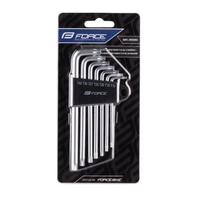 Force Sada 7 torx klíčů PROFI T10-40, v držáku