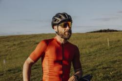 Force SCRIPT cihlový cyklodres - kr. rukáv POUZE XL (VÝPRODEJ)