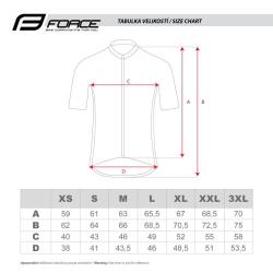 Force SHARD LADY meruňkový dámský cyklodres - kr. rukáv POUZE M (VÝPRODEJ)