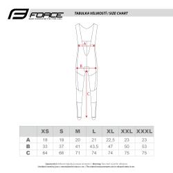 Force SHARD WINDSTER černé cyklokalhoty se šráky a vložkou