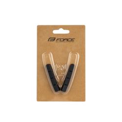 Force cestné náhradné, čierne 55mm gumičky bŕzd