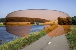 Force Sklo náhradné GRIP, modrá revo sklá