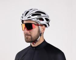 Force SONIC černo-červené cyklistické brýle - červená zrc. skla (VÝPRODEJ)