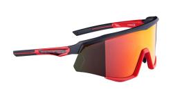 Force SONIC černo-červené cyklistické brýle - červená zrc. skla (VÝPRODEJ)