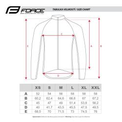 Force SPIKE černo-fluo cyklodres - dlouhý rukáv + Force MAZE černé cyklokalhoty