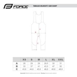 Force SPIKE černo-fluo cyklodres - dlouhý rukáv + Force MAZE černé cyklokalhoty