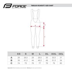 Force SPIKE černo-fluo cyklodres - dlouhý rukáv + Force SPIKE černo-fluo cyklokalhoty