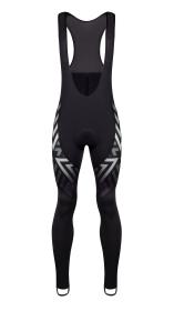Force SPIKE černo-bílé cyklokalhoty se šráky a vložkou kalhoty Force SPIKE černo-bílé cyklokalhoty se šráky a vložkou kalhoty