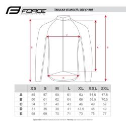Force SPRAY LADY bílo-černý cyklodres - dl. rukáv + Force REFLEX LINE LADY černo-růžové cyklokalhoty