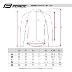 Force SPRAY LADY bílo-černý dámský cyklodres - dl. rukáv POUZE M (VÝPRODEJ)