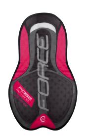 Force SPRING LADY čierne dámske cyklonohavice so šrákmi a vložkou