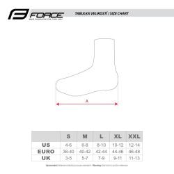 Force SPRING softshell návleky treter POUZE M EU 40-42 (VÝPRODEJ)