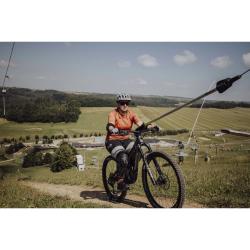 Force STORM černo-šedé cyklokraťasy s odnímatelnou vložkou