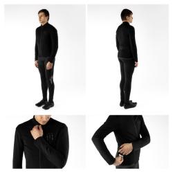 Force STORY černá zimní pánská cyklobunda POUZE L (VÝPRODEJ)