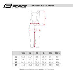 Force STORY LADY černé dámské cyklokalhoty - se šráky a vložkou