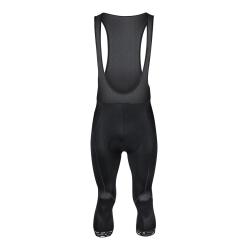 Force STORY čierne 3/4 cyklo nohavice s šrákmi a vložkou