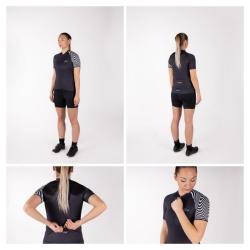 Force STREAM LADY černý dámský cyklistický dres POUZE XL (VÝPRODEJ)