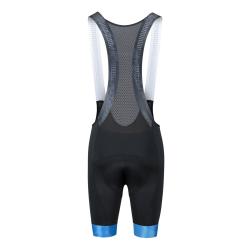 Force STRIPE černo-modré cyklokraťasy se šráky a vložkou