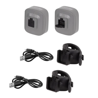 Force Světla/blikačky sada COB 2.0 USB přední+zadn