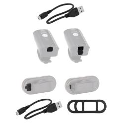 Force Světla sada DIVER ARC USB přední+zadní