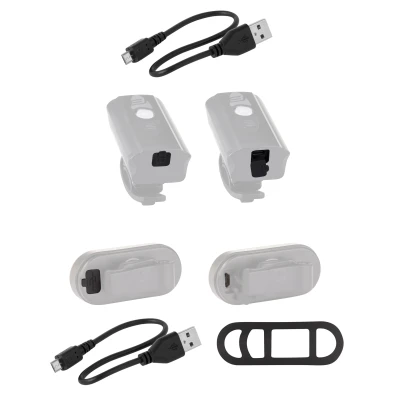 Force Světla sada DIVER ARC USB přední+zadní