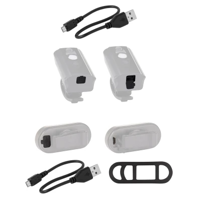 Force Světla sada DIVER ARC USB přední+zadní