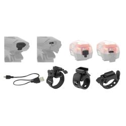 FORCE EXPRESS USB přední+zadní sada světel