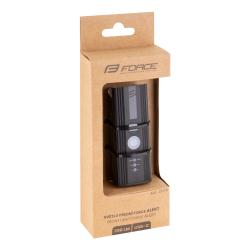 Force Svetlo predné ALERT 350LM USB, čierne