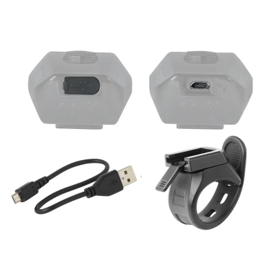 Force BUG 400LM USB světlo přední, černé