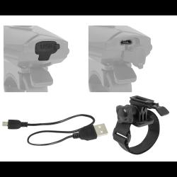 Force CASS 300LM USB svetlo predné, čierne