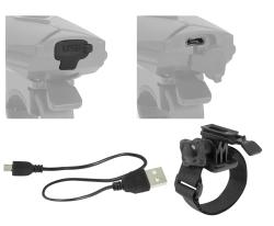 Force CASS 300LM USB světlo přední, černé