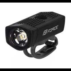 Force Světlo přední DOT 300LM USB, černé Force Světlo přední DOT 300LM USB, černé