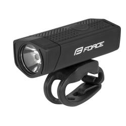 Force Světlo přední DOT 300LM USB, černé