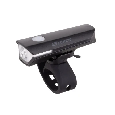 Force Světlo přední FLUX 200LM USB, černé