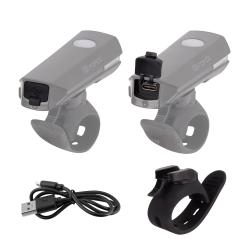 Force Světlo přední FLUX 200LM USB, černé